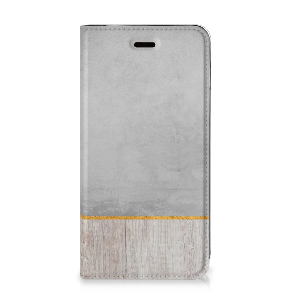 Apple iPhone 7 Plus | 8 Plus Book Wallet Case Wood Concrete