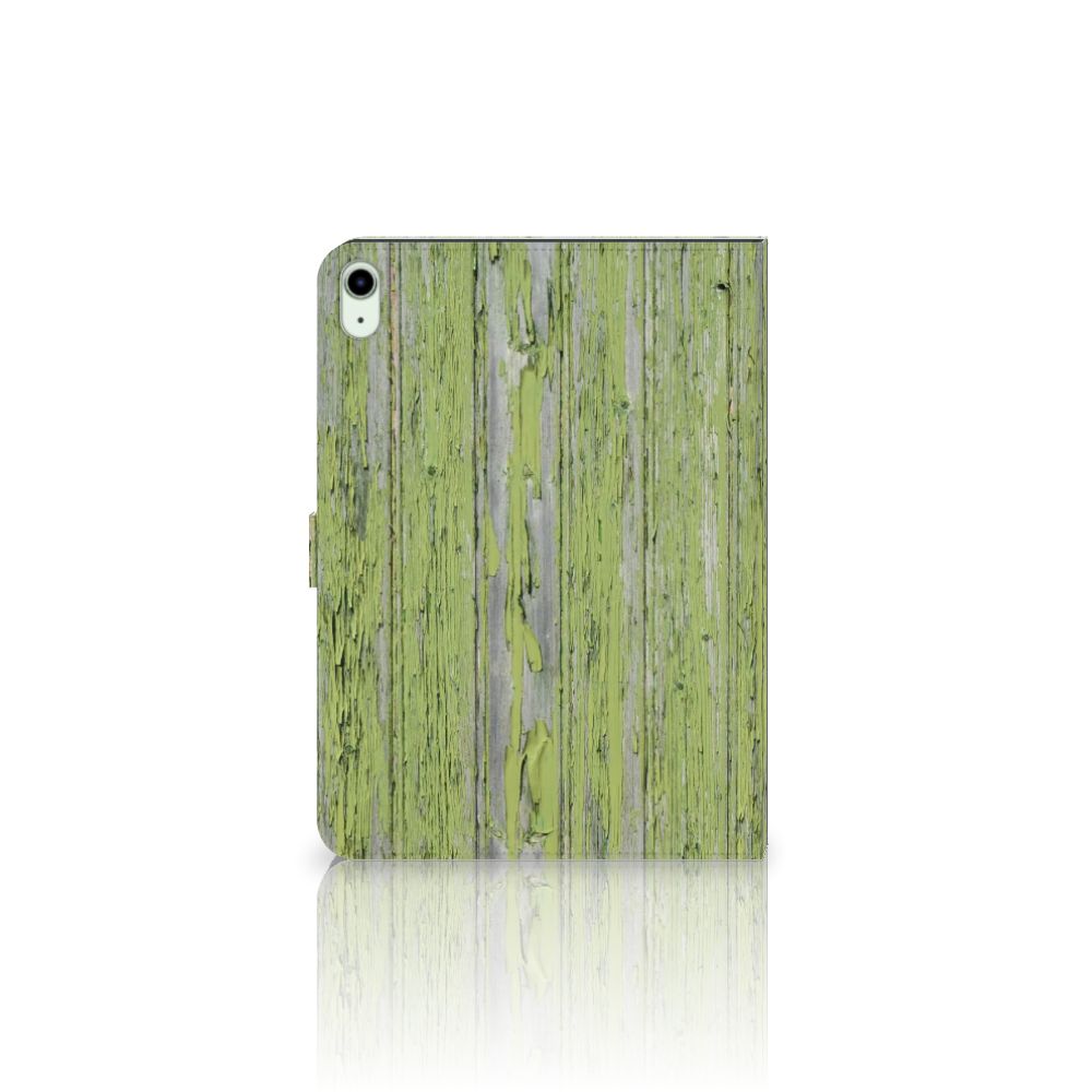 iPad Air (2020-2022) 10.9 inch Tablet Book Cover Green Wood