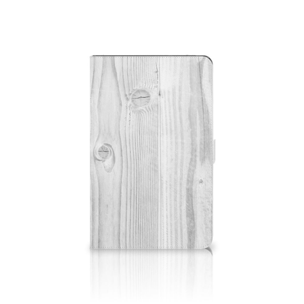 Samsung Galaxy Tab S6 Lite | S6 Lite (2022) Tablet Book Cover White Wood