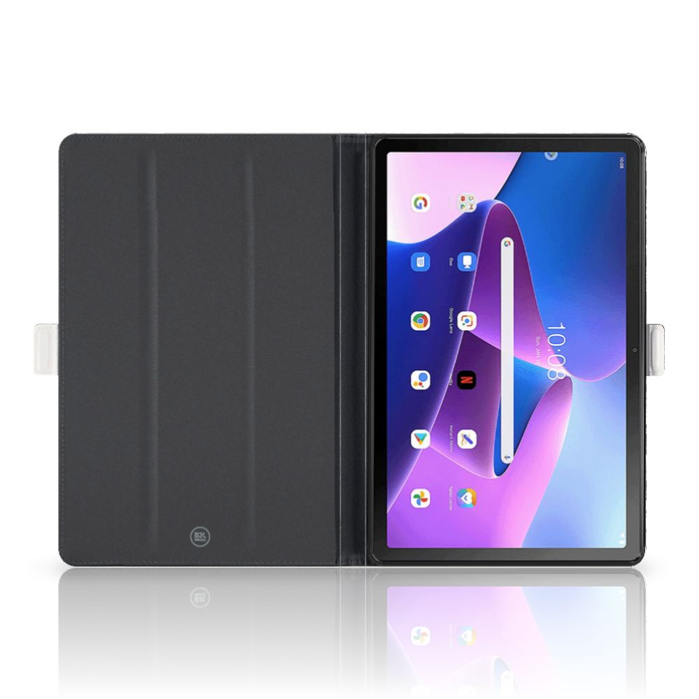 Tablet Book Cover Lenovo Tab M10 Plus 3rd Gen 10.6 inch Boomschors Grijs