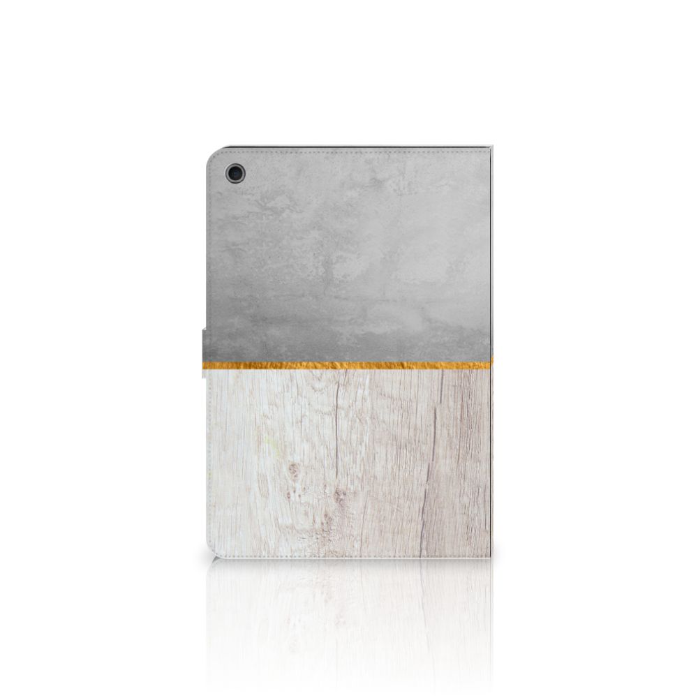 iPad 10.2 2019 | iPad 10.2 2020 | 10.2 2021 Tablet Book Cover Wood Concrete
