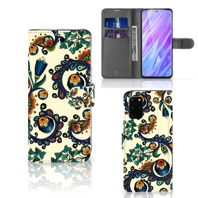 Wallet Case Samsung Galaxy S20 Plus Barok Flower