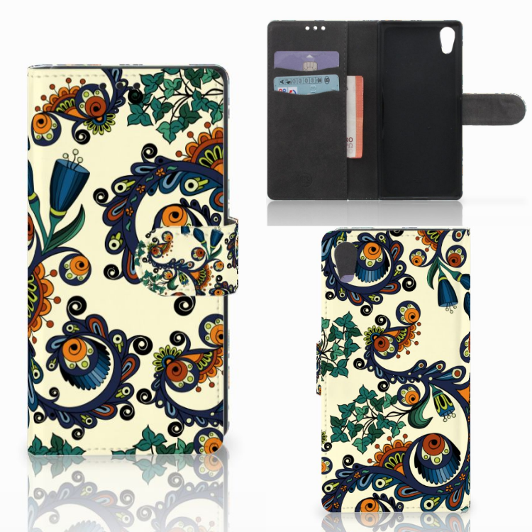 Wallet Case Sony Xperia XA1 Barok Flower