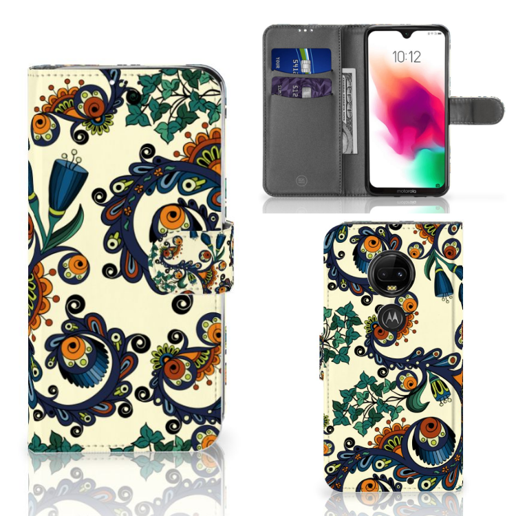 Wallet Case Motorola Moto G7 | G7 Plus Barok Flower
