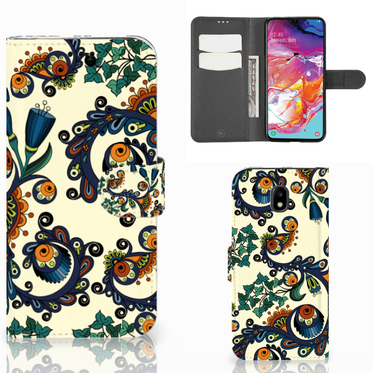 Wallet Case Samsung Galaxy A70 Barok Flower
