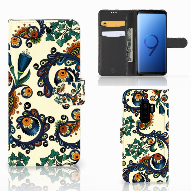 Wallet Case Samsung Galaxy S9 Plus Barok Flower