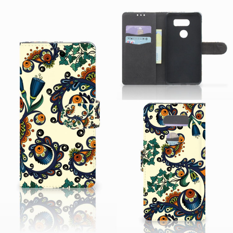 Wallet Case LG V30 Barok Flower