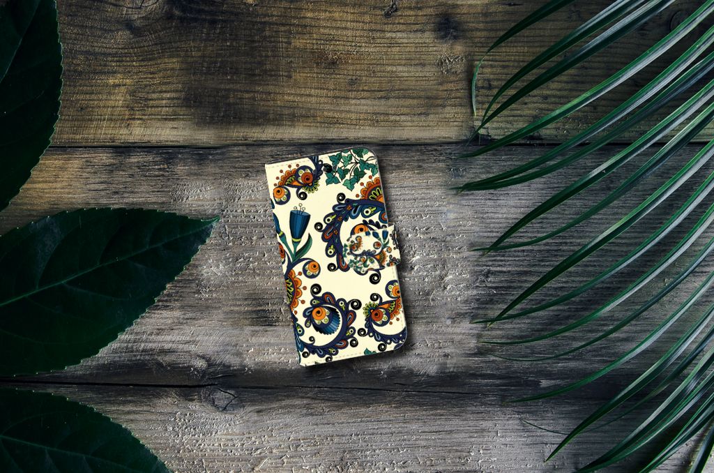 Wallet Case Samsung Galaxy Xcover 3 | Xcover 3 VE Barok Flower