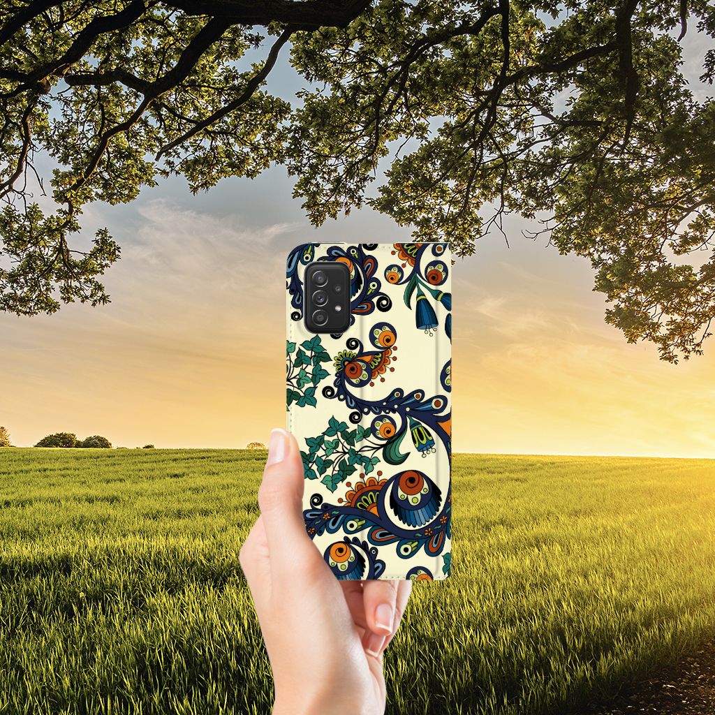 Telefoon Hoesje Samsung Galaxy A03s Barok Flower