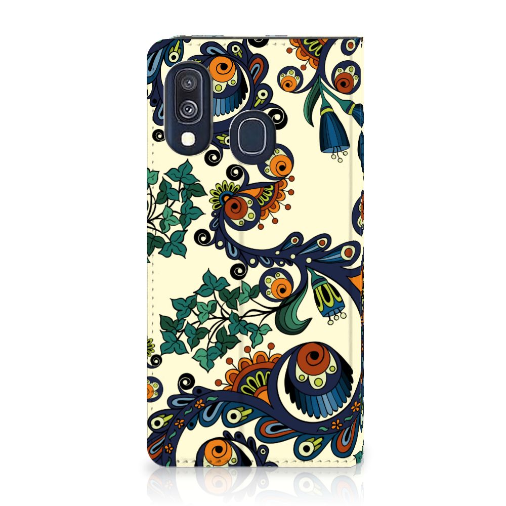Telefoon Hoesje Samsung Galaxy A40 Barok Flower