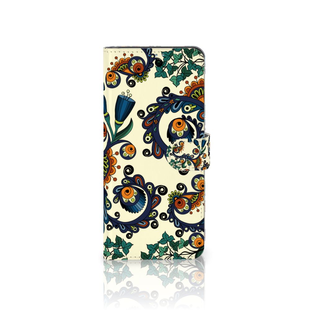 Wallet Case Motorola Moto G9 Plus Barok Flower