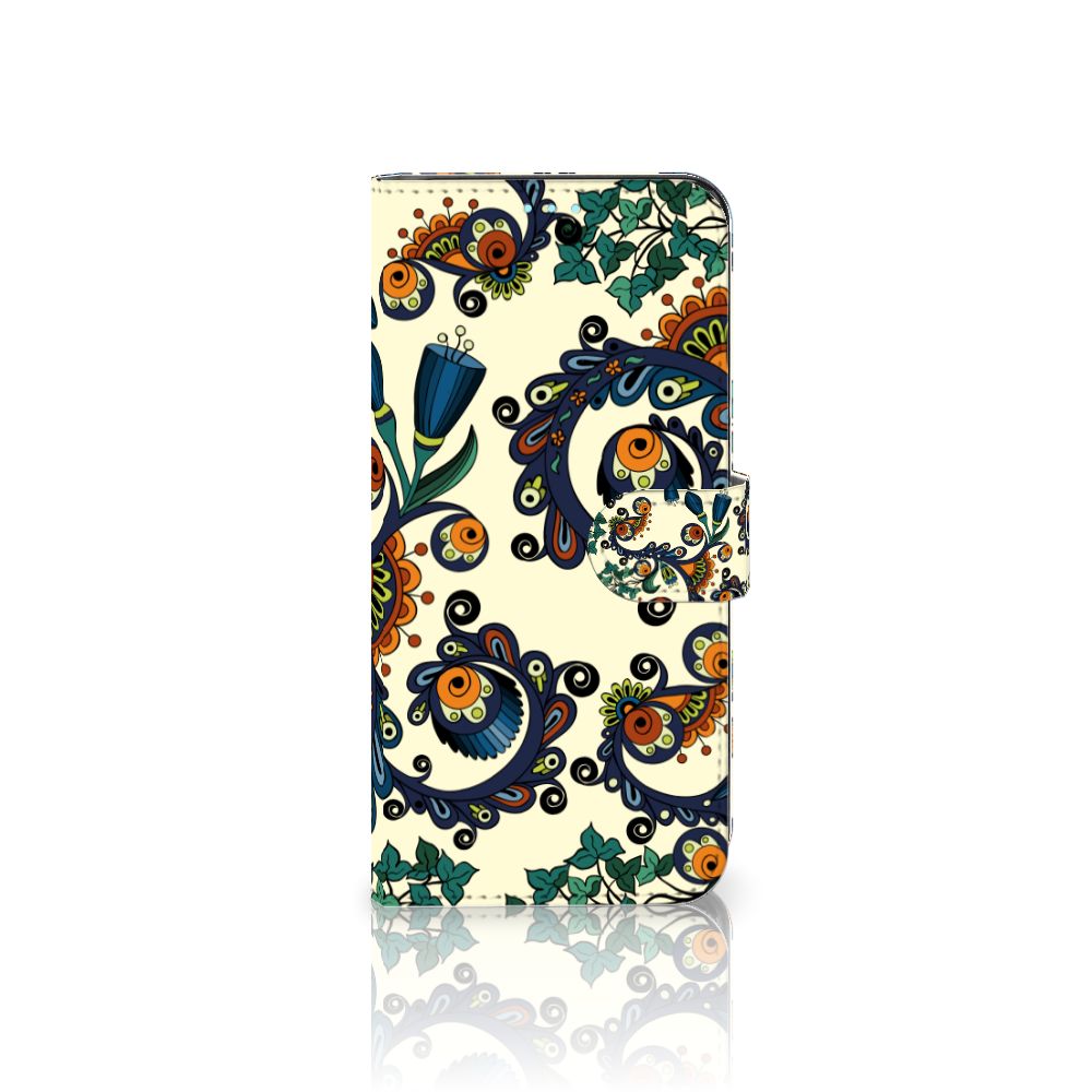 Wallet Case OPPO A76 | A96 Barok Flower