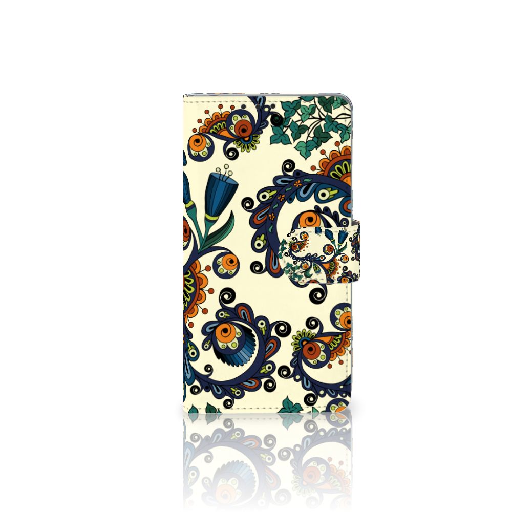 Wallet Case Sony Xperia Z1 Barok Flower