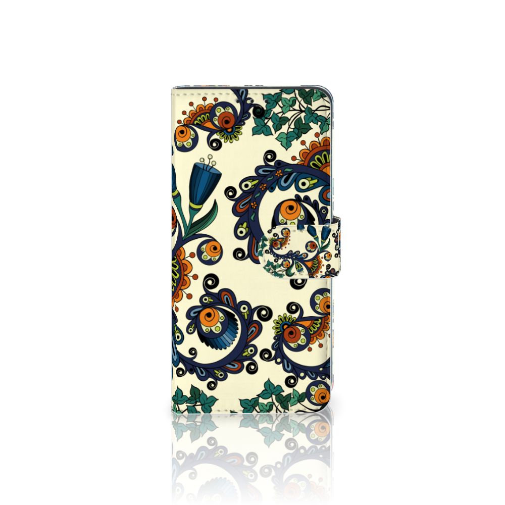 Wallet Case Xiaomi Redmi Note 7 Barok Flower