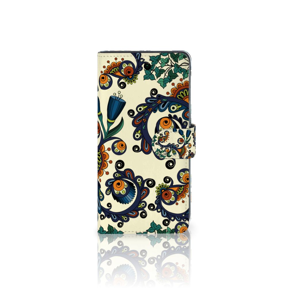 Wallet Case Xiaomi Mi Note 10 Lite Barok Flower