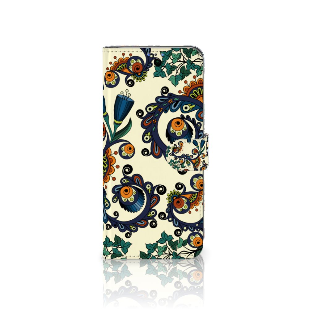 Wallet Case Motorola G8 Power Lite Barok Flower