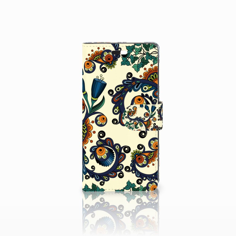 Wallet Case Huawei Y635 Barok Flower