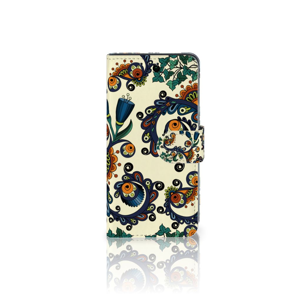 Wallet Case Motorola Moto E6 Play Barok Flower
