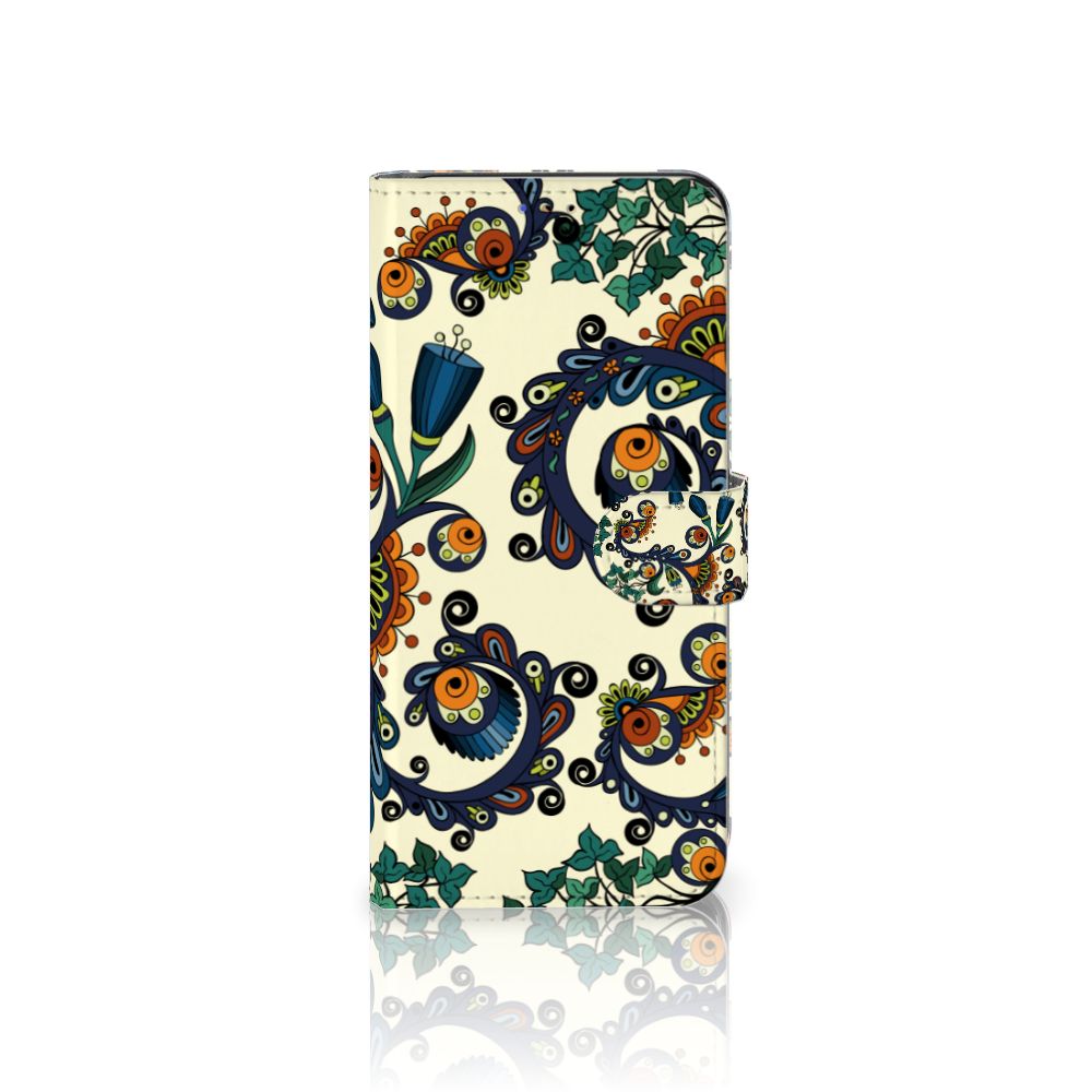 Wallet Case Samsung Galaxy A20s Barok Flower