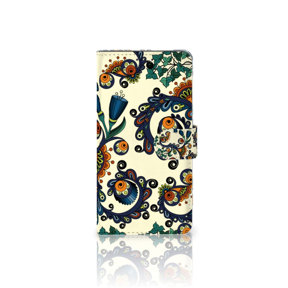 Wallet Case Samsung Galaxy M20 Barok Flower