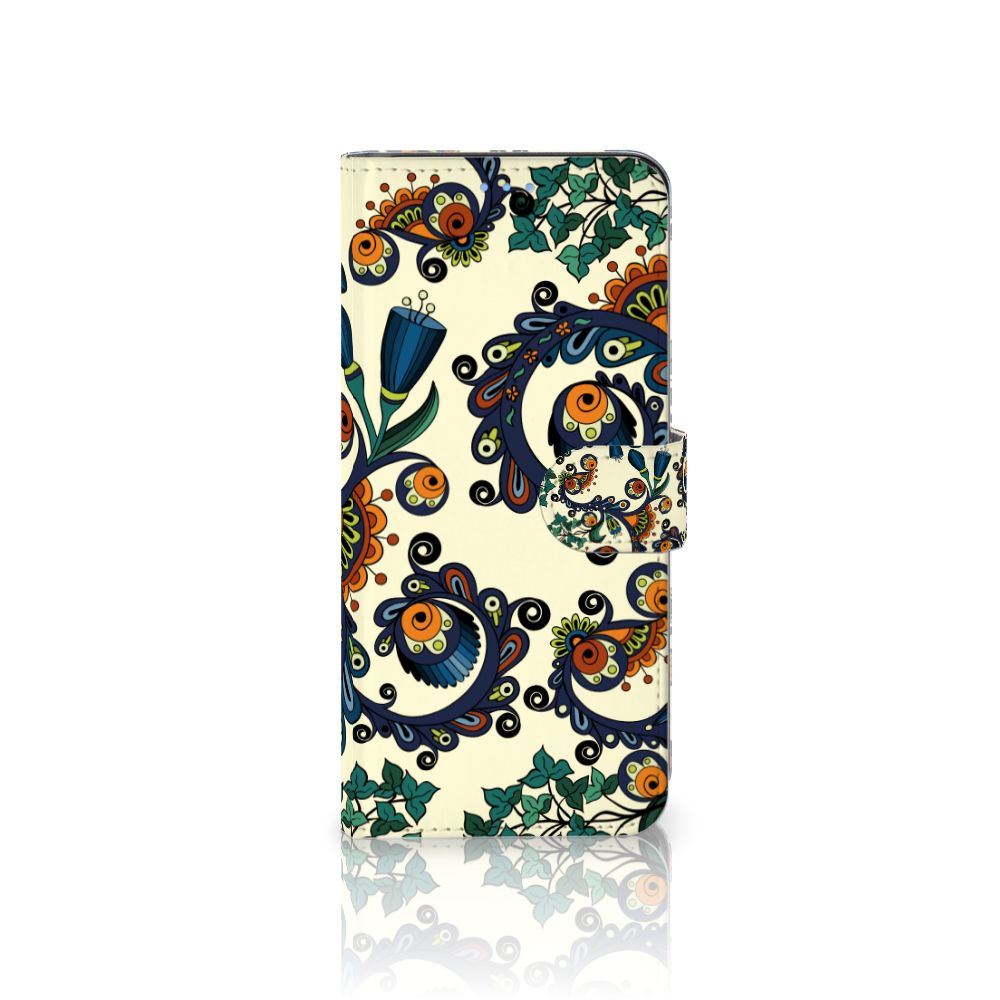 Wallet Case OPPO A73 5G Barok Flower