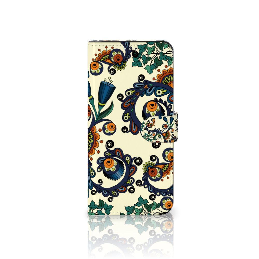 Wallet Case Samsung Galaxy A12 Barok Flower