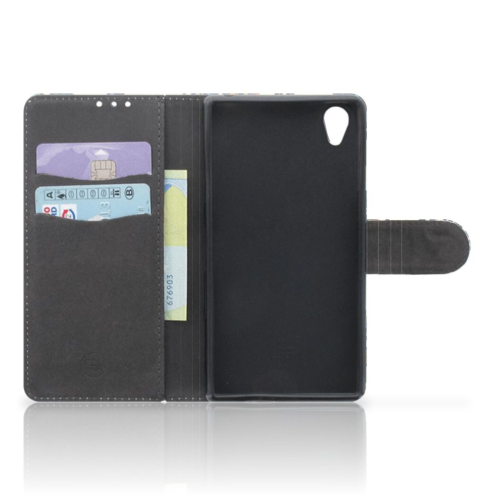 Wallet Case Sony Xperia Z1 Barok Flower