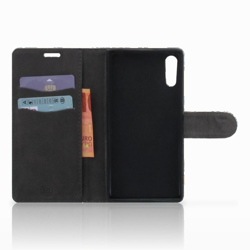 Wallet Case Sony Xperia XZ | Sony Xperia XZs Barok Flower
