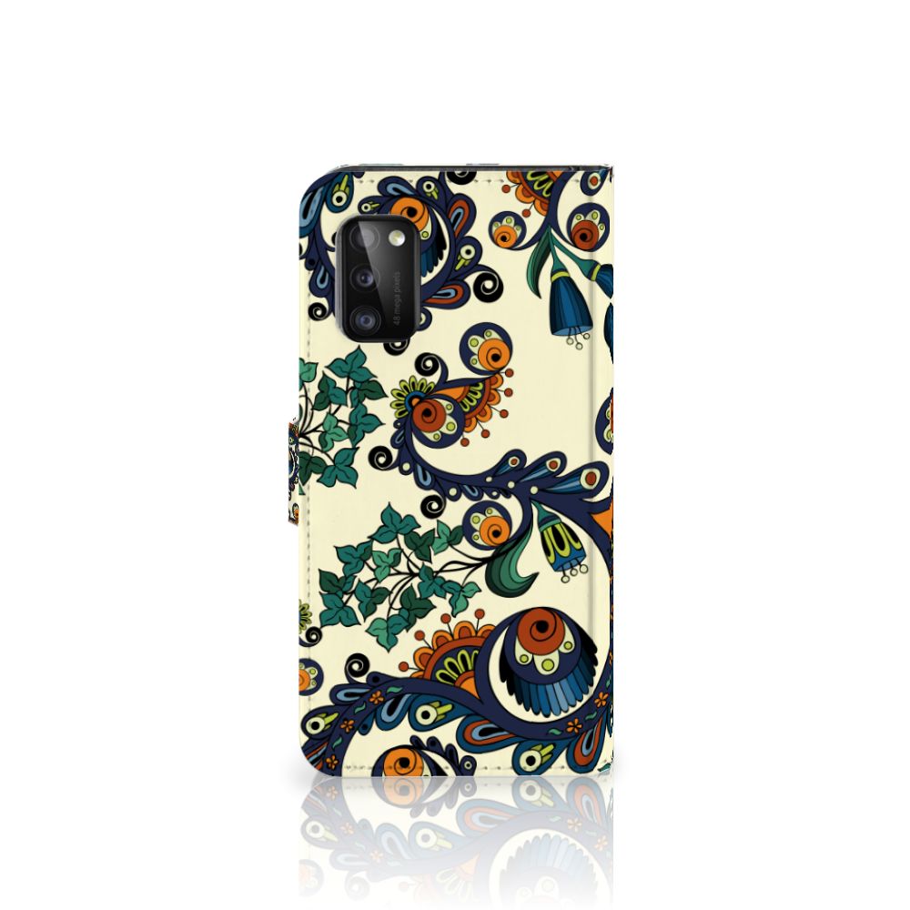 Wallet Case Samsung Galaxy A41 Barok Flower