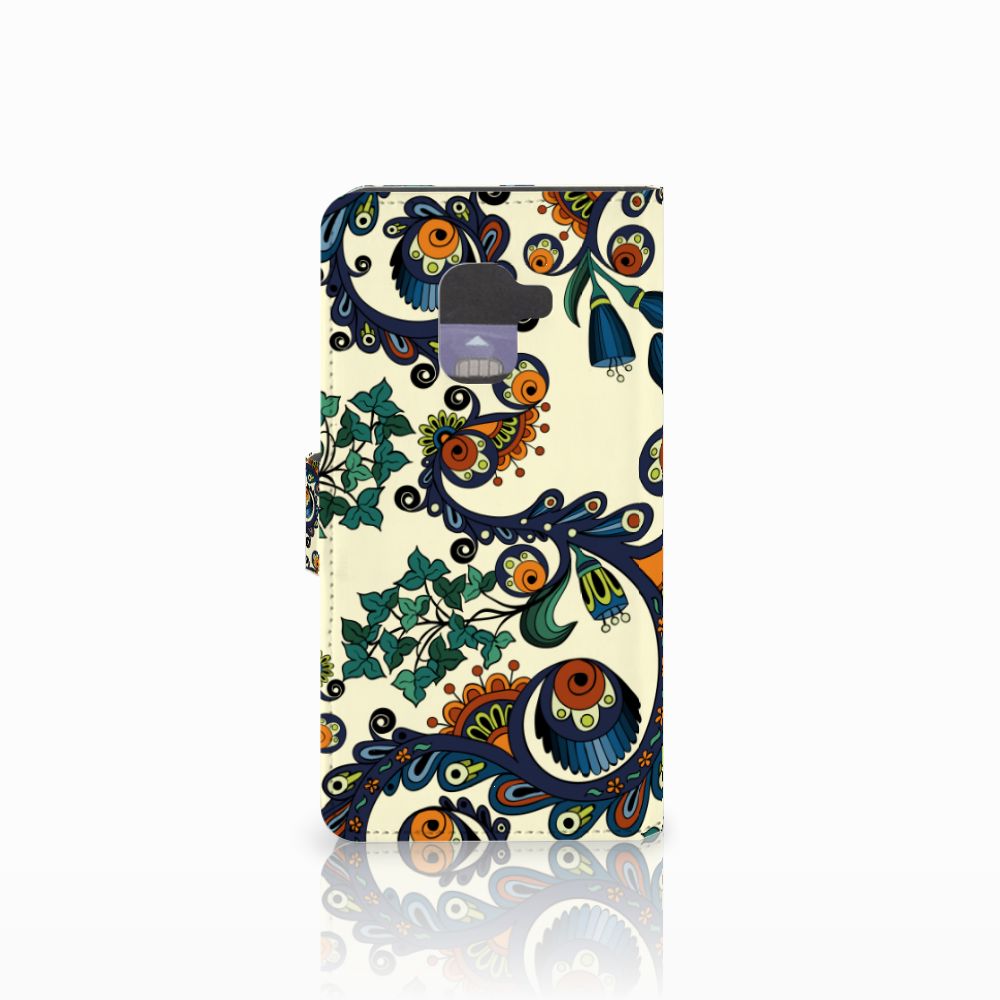 Wallet Case Samsung Galaxy A8 2018 Barok Flower