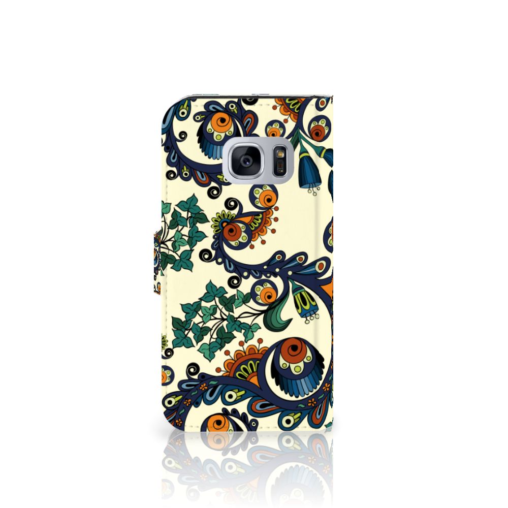 Wallet Case Samsung Galaxy S7 Barok Flower