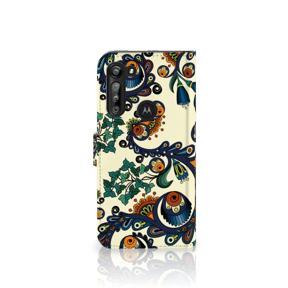 Wallet Case Motorola G8 Power Barok Flower