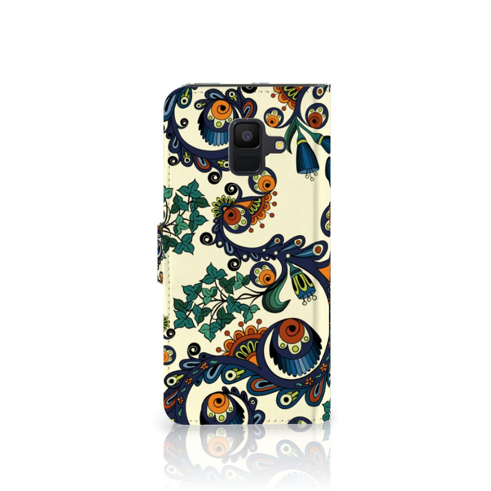 Wallet Case Samsung Galaxy A6 2018 Barok Flower