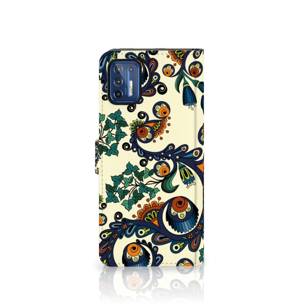 Wallet Case Motorola Moto G9 Plus Barok Flower