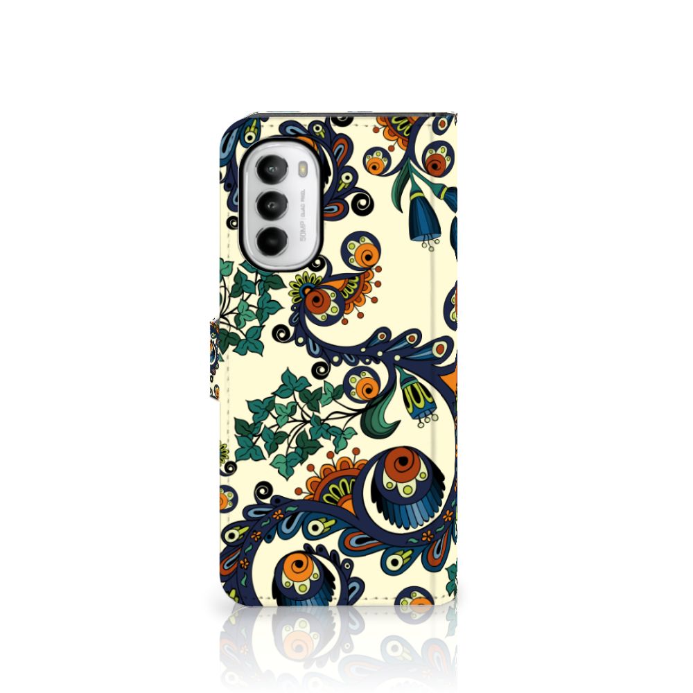 Wallet Case Motorola Moto G52 | Moto G82 Barok Flower
