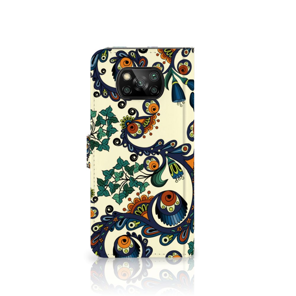 Wallet Case Xiaomi Poco X3 | Poco X3 Pro Barok Flower