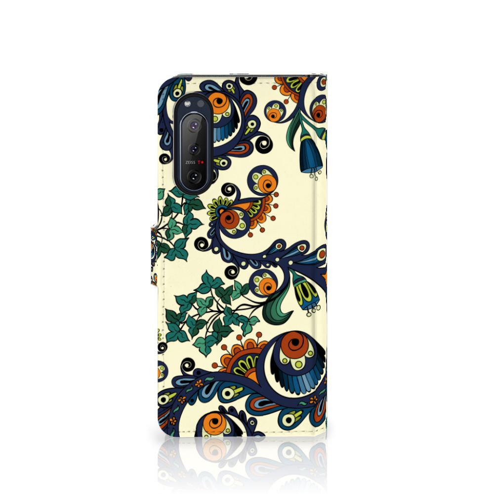 Wallet Case Sony Xperia 5II Barok Flower