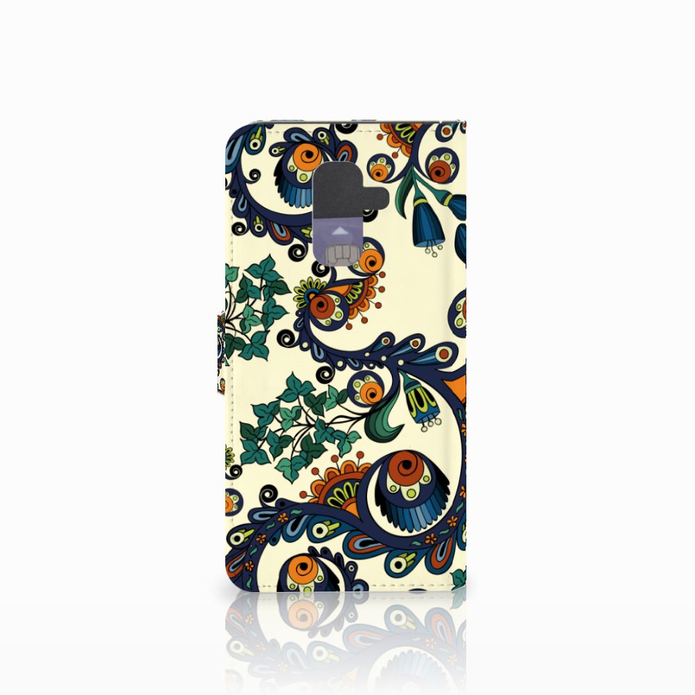 Wallet Case Samsung Galaxy A6 Plus 2018 Barok Flower