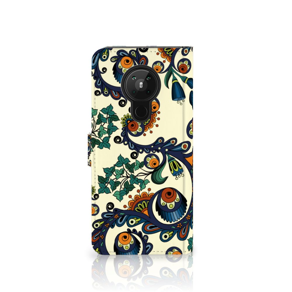 Wallet Case Nokia 5.3 Barok Flower