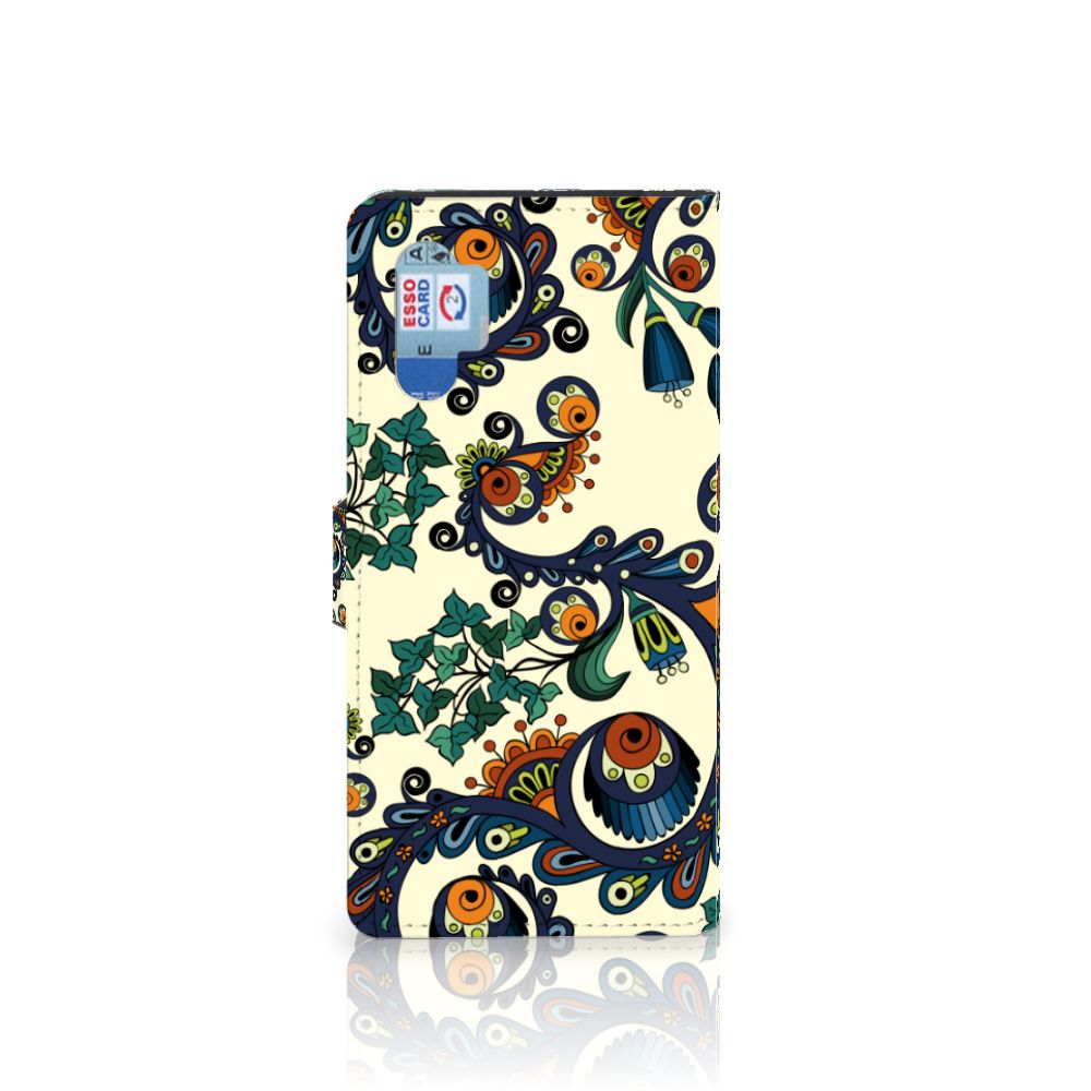 Wallet Case Samsung Galaxy Note 10 Plus Barok Flower
