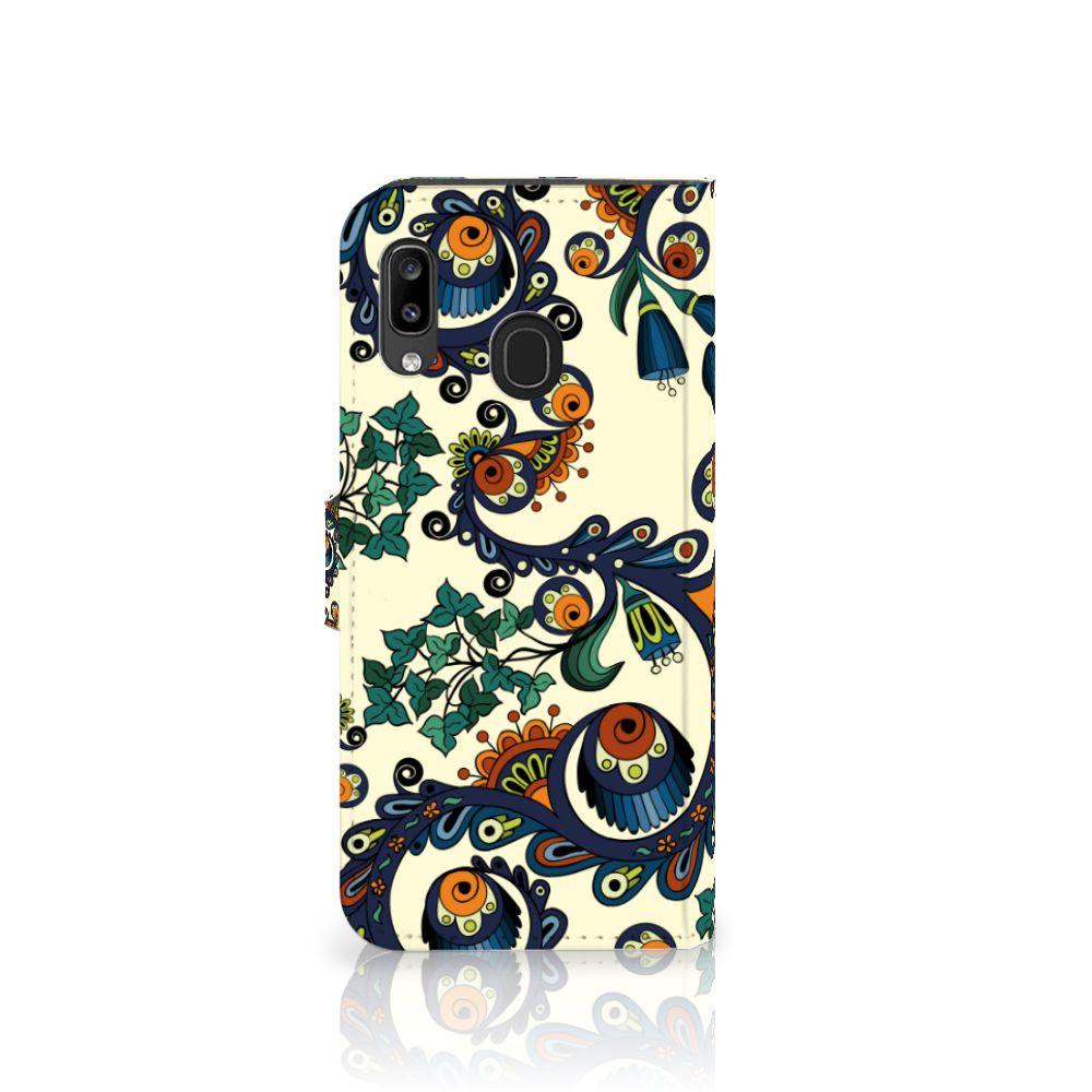 Wallet Case Samsung Galaxy A30 Barok Flower