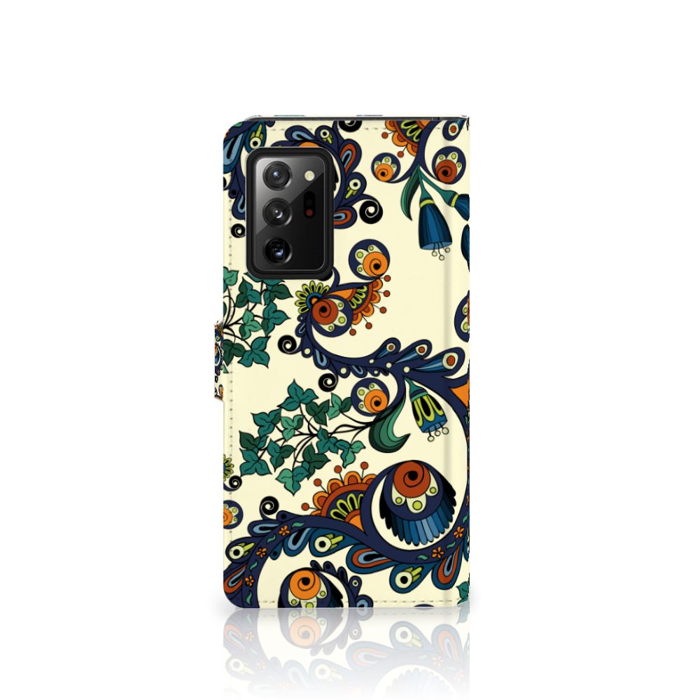 Wallet Case Samsung Galaxy Note20 Ultra Barok Flower