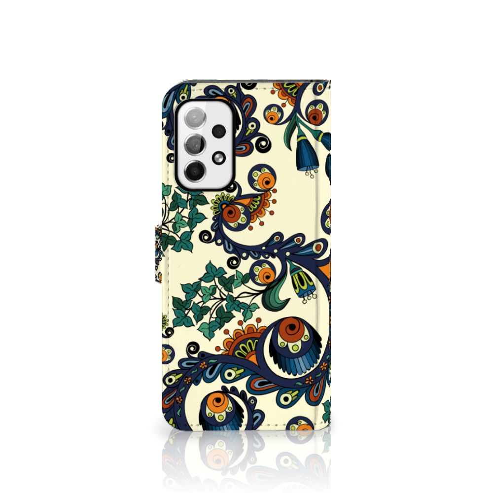 Wallet Case Samsung Galaxy A73 5G Barok Flower
