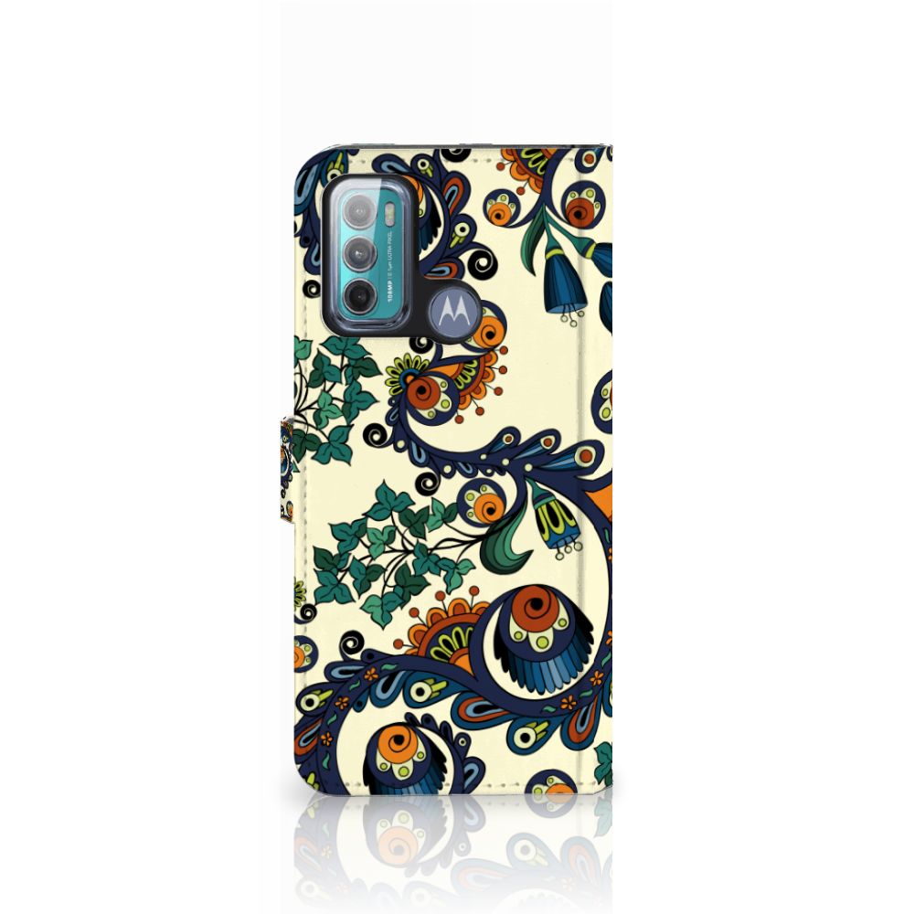 Wallet Case Motorola Moto G60 Barok Flower