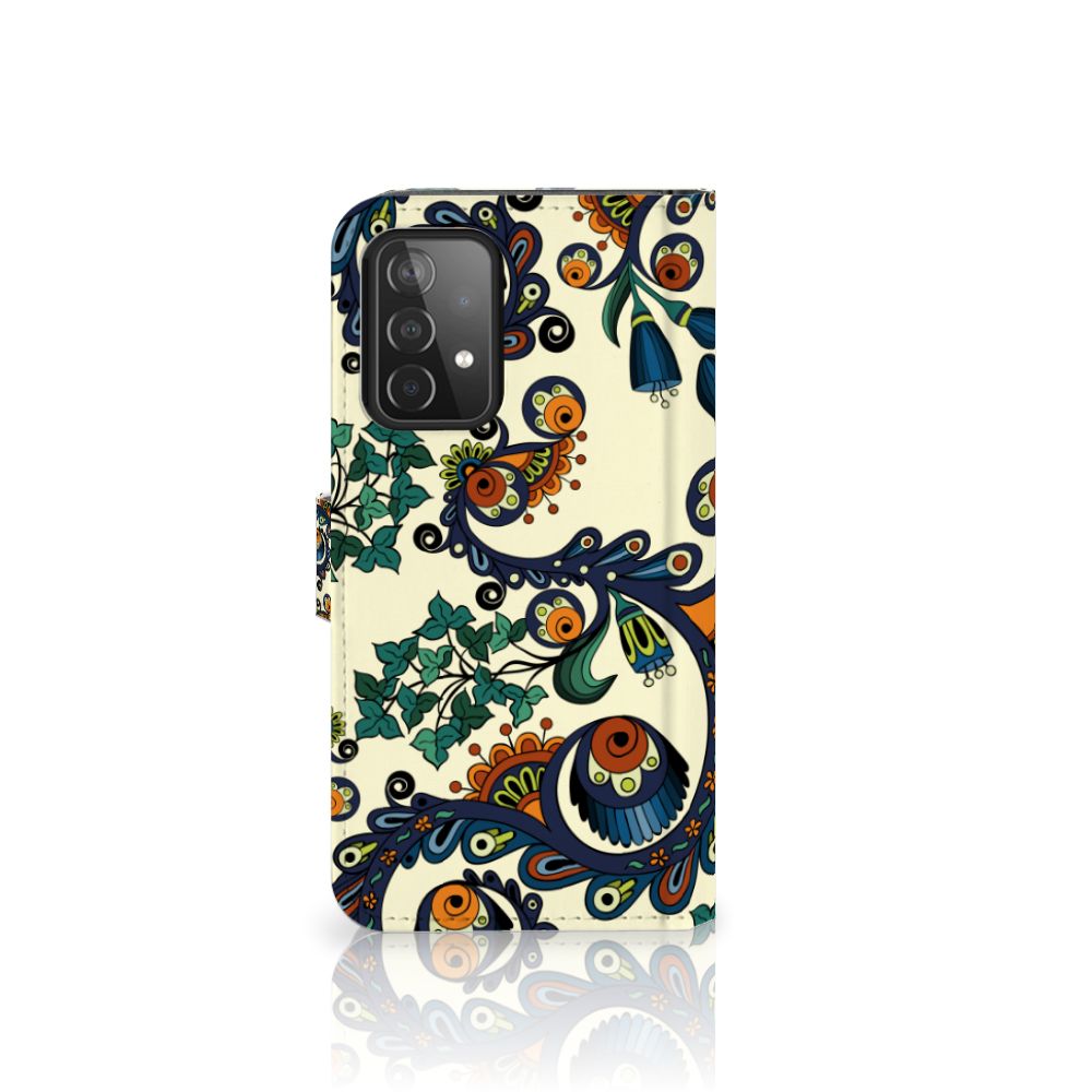 Wallet Case Samsung Galaxy A52 Barok Flower