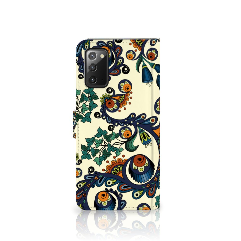 Wallet Case Samsung Galaxy Note 20 Barok Flower