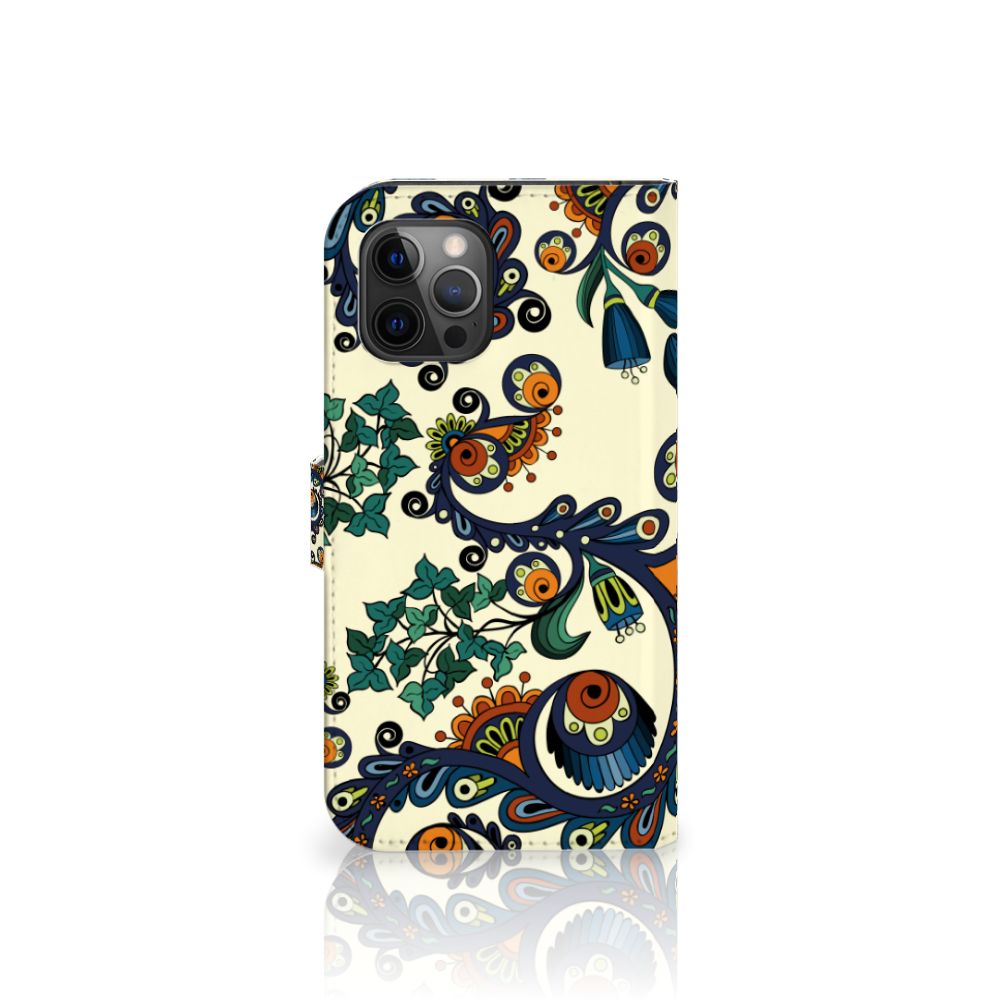 Wallet Case Apple iPhone 12 Pro Max Barok Flower