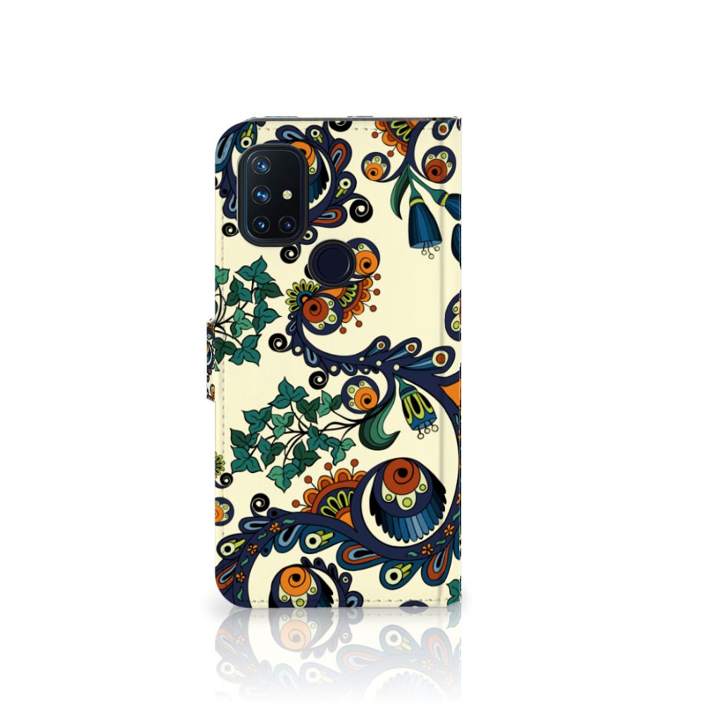 Wallet Case OnePlus Nord N10 Barok Flower