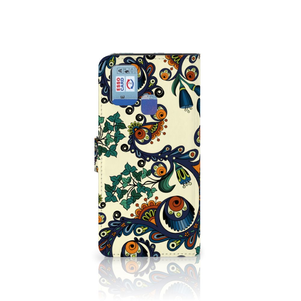 Wallet Case Samsung Galaxy M31 Barok Flower