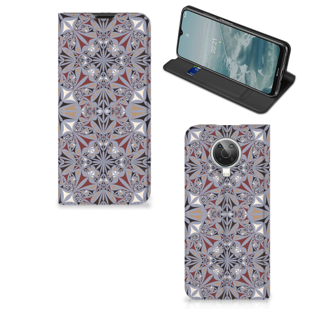 Nokia G10 | G20 Standcase Flower Tiles